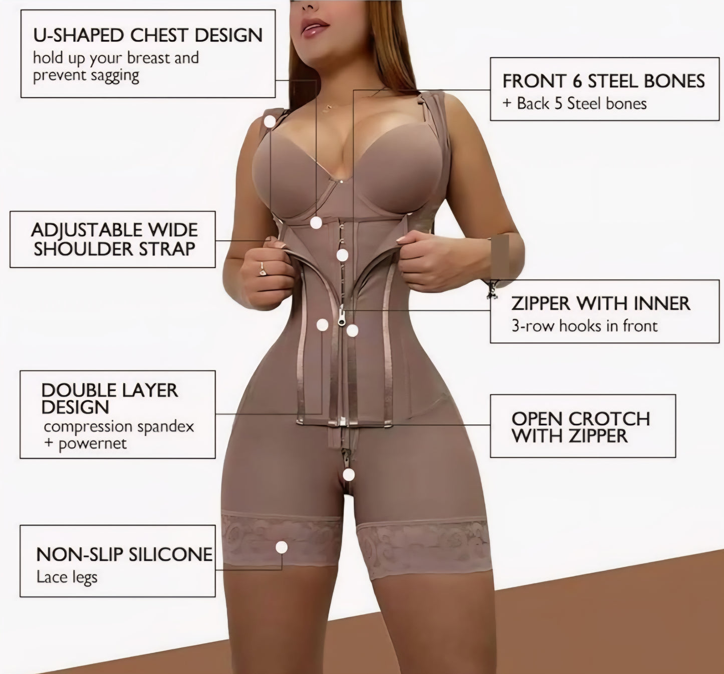 Solea Shape Compression Faja Beige Edition