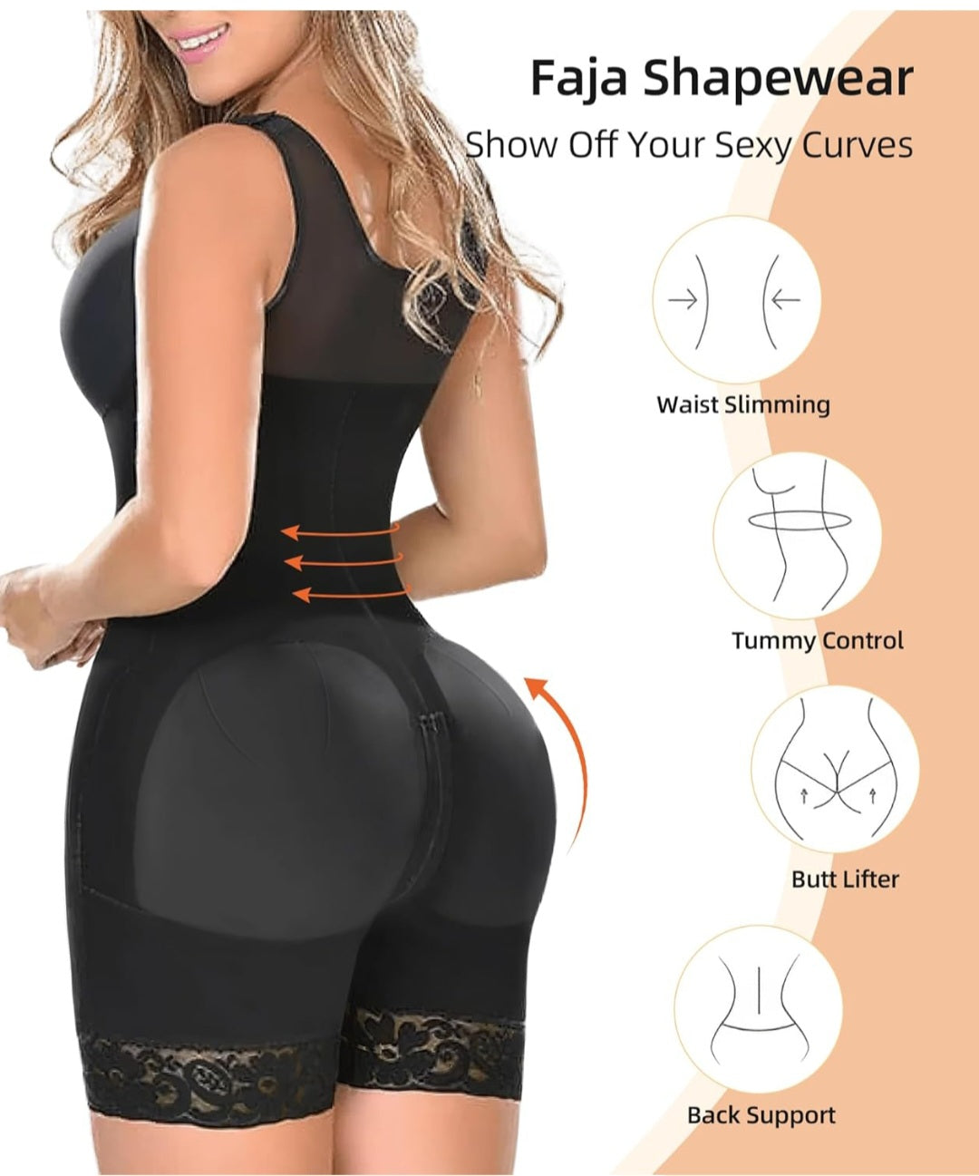 Solea Shape Compression Faja Black Edition